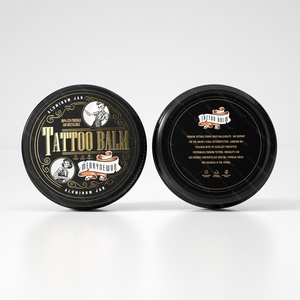 Envase Cilíndrico de Aluminio Reciclable de Alta Calidad para Bálsamo Post-Tatuaje, Tarro de Crema Cosmética Personalizado, Color Personalizado, Capacidad de 50~100 ml - Product Image 3