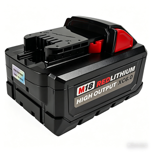 Batterie haute capacité 6,0 Ah pour <span class=keywords><strong>Milwaukee</strong></span> <span class=keywords><strong>M18</strong></span>, compatible avec tous les outils sans fil <span class=keywords><strong>M18</strong></span>, perceuses et clés à chocs. - Product Image 5