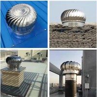 Vente directe d'usine Ventilateur de turbine de toit éolien à économie d'énergie Ventilateur Whirlybird