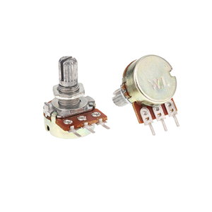 Potenciómetro simple y doble para amplificador de potencia, ajustable B1K 2k 5k 10K20K B50k B100K B500k original WH148 - Product Image 1