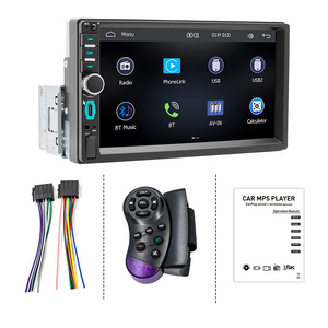 Reproductor Multimedia Universal para Automóvil, Pantalla Táctil Android, Radio Bluetooth, USB, Panel de Control, Montaje en el Tablero, TFT Negro 1920x720 - Product Image 1