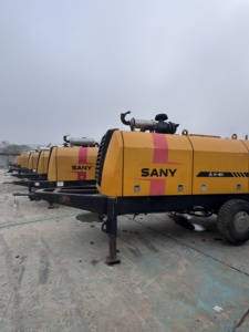 รถปั๊มคอนกรีตมือสอง ปี 2020 รุ่น 13-20MPa กำลังไฟ 110 กิโลวัตต์ ผลผลิต 80 เมตร/ชม. มอเตอร์และเครื่องยนต์รับประกัน - Product Image 1