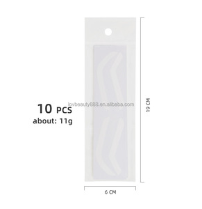 Plantilla Adhesiva Desechable de Plástico para Cejas, Resistente al Agua, para Dar Forma a las Cejas con Aerógrafo - Product Image 4