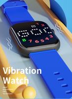Produk Baru Timer 1-999 Menit 8 Alarm Jam Tangan Getar Bluetooth untuk Pergelangan Tangan