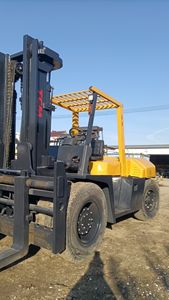 Forklift Diesel Original Jepang TCM FD100 10 Ton dengan Side Shifter, Komponen Pompa & Motor Bekas - Product Image 4