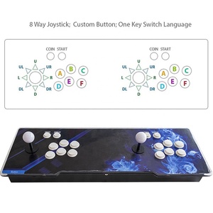 Pandoras 9s <span class=keywords><strong>Arcade</strong></span> Console per videogiochi con illuminazione a LED <span class=keywords><strong>Retro</strong></span> 11s/Dual Joystick supporta FC GBA GB GBC MD NDS giochi - Product Image 3