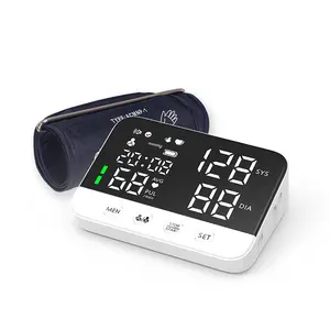 뜨거운 판매 자동 혈압 모니터 상완 커프 디지털 혈압 기계 2*120 메모리 Bp 모니터 사용하기 쉬운