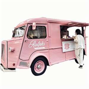 Remolque de camión de comida de entretenimiento familiar con crepé de maíz Barbe a Papa para aperitivos Hotdogs Comida rápida Asiento lateral superior - Product Image 4