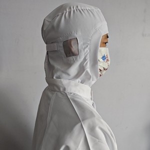 Gorro interior elástico blanco para fábrica de alimentos, gorro de trabajo para hombre y mujer, gorro de malla, gorro elástico tipo chal, gorro de taller, higiénico, blanco - Product Image 4