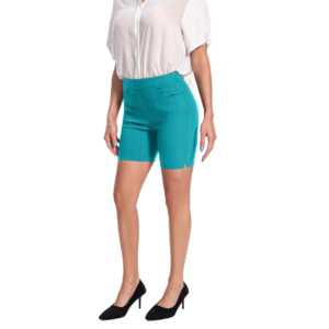 Shorts Casuales de Trabajo con Dobladillo en Tulipán y Bolsillos, Cómodos, de Algodón, Talla XS, para Primavera, Verano y Otoño, Diseño de Moda - Product Image 2