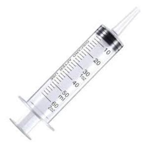 Seringue à injection pour animaux en plastique réglable 50 ml Embout Luer Lock Seringue jetable durable - Product Image 1