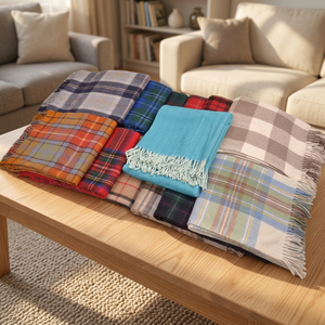 Cheap Wool <b>Blankets</b> High Quality New Design Cozy Comfort Winter Woven <b>Picnic</b> Waterproof Portable Custom Color Tartan Wool - Product Image 2