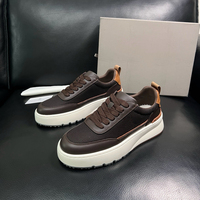 Sneakers décontractées pour hommes en cuir multicolores BC, style designer de haute qualité, antidérapantes, plateforme épaisse, chaussures de marche