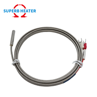 Termopar atornillado de acero inoxidable de 5*30mm, sensor de temperatura de alta precisión tipo K