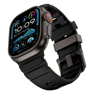 สายรัดข้อมือซิลิโคน OEM พรีเมียม ความหนาแน่นสูง ใช้แทนสายเดิมได้ ใช้งานร่วมกับ Apple Watch IWatch 11 10 9 8 7 - Product Image 4
