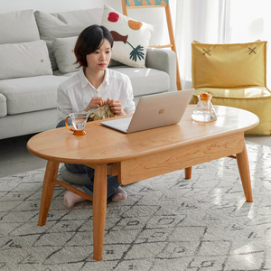 Nửa Nhà Đa Chức Năng Gỗ <span class=keywords><strong>End</strong></span> Bảng Với Ngăn Kéo Hiện Đại Thân Thiện Với Môi Bàn Cà Phê Cho Đồ Nội Thất Phòng Khách - Product Image 2