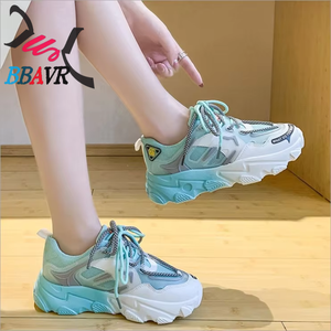 Zapatos Deportivos Casuales para Mujer, con Suela Gruesa, Estilo Moderno - Product Image 2