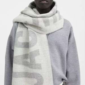 Шерстяные шарфы и длинные шали с бахромой на осень/зиму с жаккардовым узором и логотипом, быстросохнущие, для подарков - Product Image 4