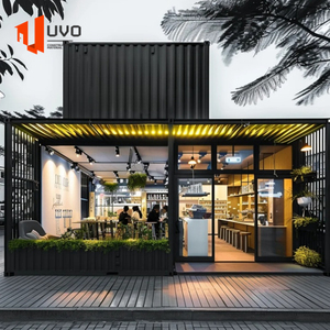 Quick-Assembly Prefabricated Steel Container <b>Portable</b> Outdoor Restaurant and Shop Design for Outdoor Use - Product Image 2