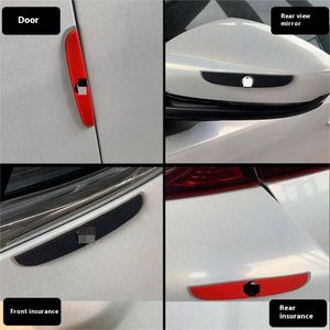 Regalos Novedosos, Tira de Goma Anticolisión y Antiarañazos para Puerta de Coche, Decoración de Carrocería, Adhesivo para Espejo Retrovisor con Logotipo Personalizado - Product Image 2