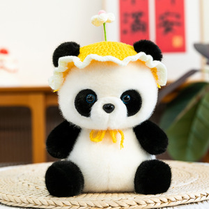 ตุ๊กตาแพนด้าสไตล์โลลิต้าน่ารัก ตุ๊กตาแพนด้าขนนุ่มพร้อมกระโปรงลูกไม้และโบว์สำหรับเด็กผู้หญิง ของขวัญวันเกิดเพื่อนคู่ใจสำหรับการนอนหลับ - Product Image 2