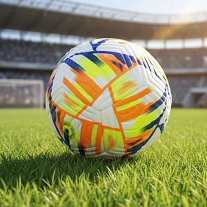 Ballon de football promotionnel personnalisé OEM Coupe du Monde de Football 2026 – Qualifications et Ballon de Championnat en cuir PU pour l'entraînement - Product Image 4