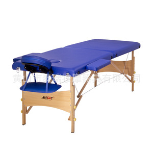 Cama de Masaje Plegable de Diseño Moderno Hecha a Medida, Madera de Haya, Cuero Sintético, PVC, PU, Reposacabezas para Terapia, Uso en Hoteles y Salas de Estar - Product Image 2