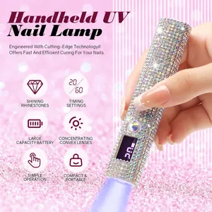 Lampe de séchage des ongles portable UV/LED, outil de séchage rapide pour tous les vernis gel, rechargeable par USB - Product Image 2