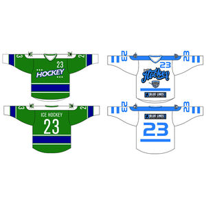 Beliebte benutzer definierte Nummer Vintage übergroße Sublimation USA Hockey Jersey - Product Image 5