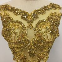 Fait à la main magnifique concepteur pleine longueur corset strass appliques perlée robe blanche haute couture robe de mariée