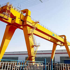 10t 20t 50t 100t Double Girder Gantry Crane with Hoist <b>Trolley</b> A5 <b>Working</b> Duty Outdoor Rail Mounted Travelling Crane - Product Image 1
