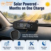 Monitor de Presión de Neumáticos TPMS Solar, Sensor Integrado RF434MHz, Pantalla Solar, Aplicación BLE para Autos de 4 Ruedas, Suministro de Fábrica OEM