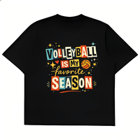 Transferts DTF personnalisés, design pour les amateurs de volley-ball, transfert thermocollant de haute qualité pour t-shirt
