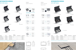 SINOAMIGO presa presa piano terra copre scatola <span class=keywords><strong>8</strong></span> Pin 16A presa di corrente elettrica <span class=keywords><strong>a</strong></span> pavimento con RJ45 - Product Image 2