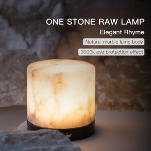 अलबस्टर टेबल लैंप हाई-ग्रेड 1.5 के एलईडी टेबल लैंप गर्म संगमरमर को खत्म करते हुए प्राकृतिक आयातित सामग्री टेबल लैंप का नेतृत्व वाला रेस्तरां - Product Image 3