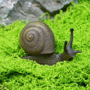 Figurines d'animaux en PVC à assembler de haute qualité pour la décoration de <span class=keywords><strong>micro</strong></span>-paysages, jardins et cours, modèles de reptiles et d'escargots - Product Image 3