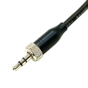 带M6螺纹耳机电缆的3.5毫米立体声插头