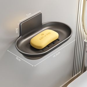 Portasapone creativo in <span class=keywords><strong>alluminio</strong></span> con vassoio di drenaggio staccabile portasapone Anti-pozzanghera montato a parete - Product Image 4