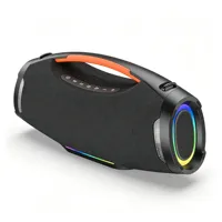 Nouvelle enceinte karaoké Bluetooth F10 à double microphone, lumière RGB extérieure, subwoofer 500W, batterie 40000mAh, carte TF, basses puissantes