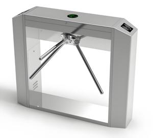 Коммерческий вертикальный турникет-трипод для помещений, узкий профиль, система контроля доступа и безопасности для входных групп - Product Image 4