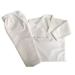 Venta al por mayor de alta calidad de <span class=keywords><strong>taekwondo</strong></span> uniforme de cuello blanco <span class=keywords><strong>taekwondo</strong></span> trajes de artes marciales <span class=keywords><strong>dobok</strong></span> - Product Image 2