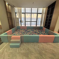 Piscina de Pelotas Redonda Personalizada para Niños, Piscina de Pelotas de Espuma para Bebés, Piscina de Pelotas de Esquina