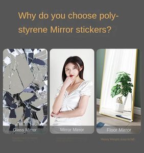 Miroir décoratif moderne en acrylique personnalisé avec logo et dimensions sur mesure pour salle de bain, salon, chambre à coucher, décoration intérieure - Product Image 4