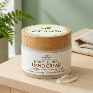 Daily Hand Cream Herbal Mineral Oil-Control Anti-Aging Nourishing Moisturizing Anti-Chapping Organic Shea Butter Vitamin <b>C</b> OEM - Product Image 3