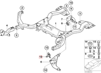 Nouveau Rotule de suspension avant droit haute performance argenté pour MINI R50 R53 OE 31106779438 avec garantie de 12 mois