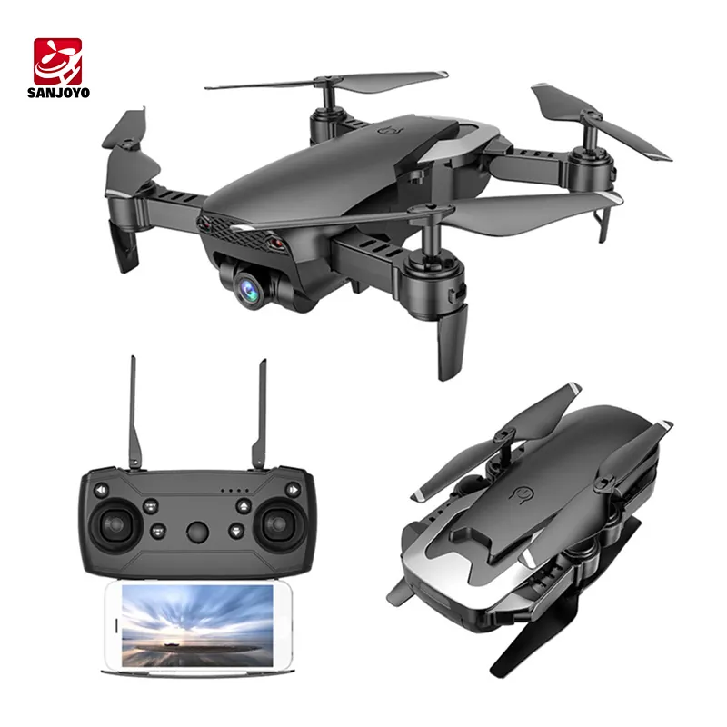 Mini Rc Toy Quadcopter With 4K Camera Altitude Hold Wifi Fpv X50 Wide Zoom 2.4g Follow Folding Cam Selfie Foldable Drone SJY-Q1