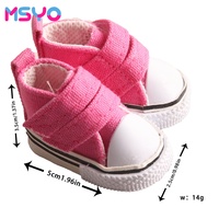Chaussures en toile pour poupée BJD MSYO 5 cm, mini-jouet tendance, vente chaude en usine