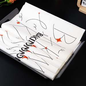 Wholesale Coated Printing Logo Burger Packaging <b>Grease</b>-proof Wrapping <b>Paper</b> for Cake Sandwich Toast Food Packaging - Product Image 4