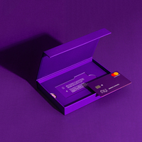 Personalisierte Luxus Magnet Geschenkbox für Geschäftskarten, Spielkarten, Verpackungen, Papierbox, VIP-Handels-Kreditkarten und Geschenkkarten