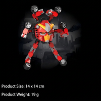 Mainan Robot Transformable Fidget Spinner Mekanik Penghilang Stres Puzzle untuk Anak-anak Hadiah Pesta
